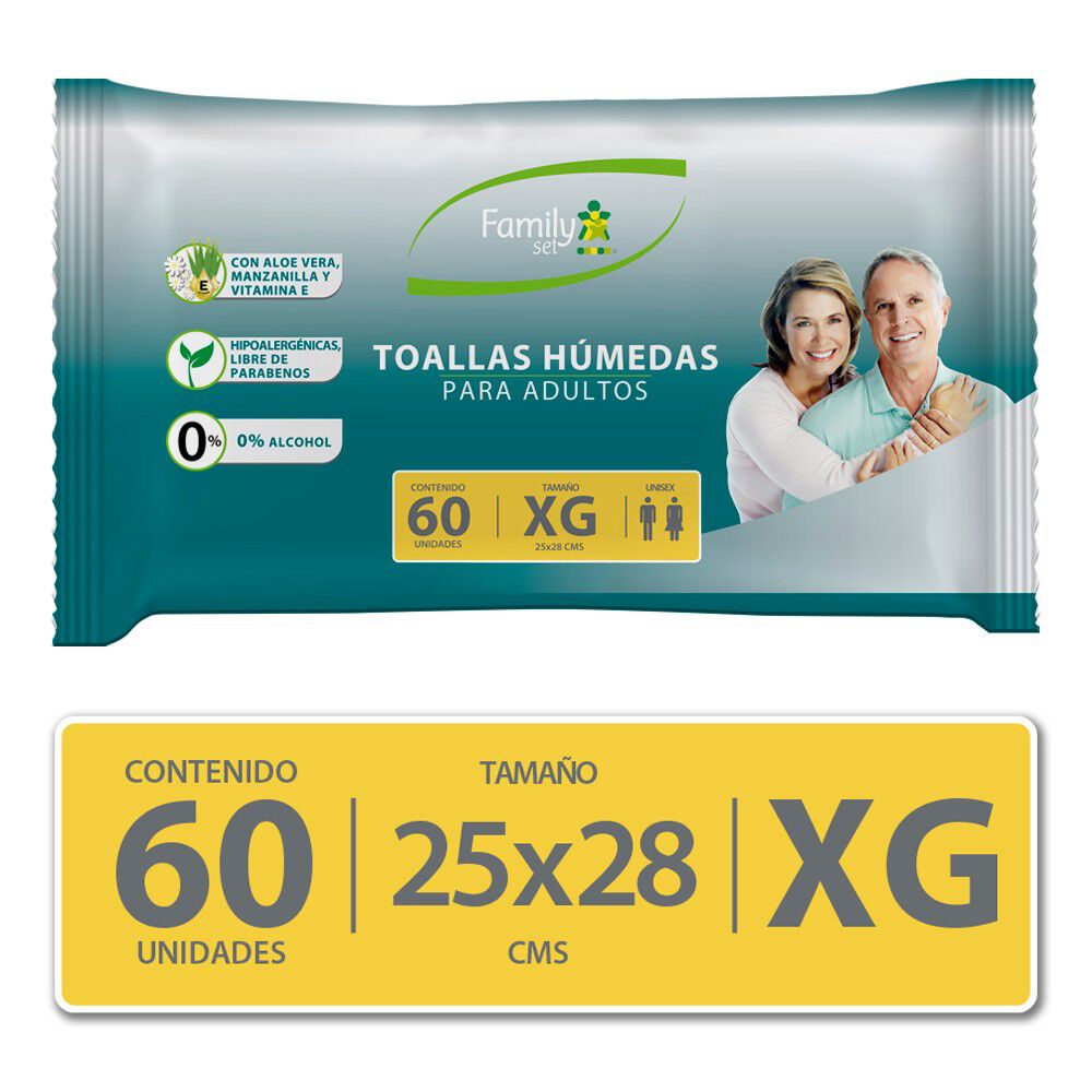 Toallas-Húmedas-Para-Adultos-Sin-Tapa-Tamaño-Xg-X60-imagen