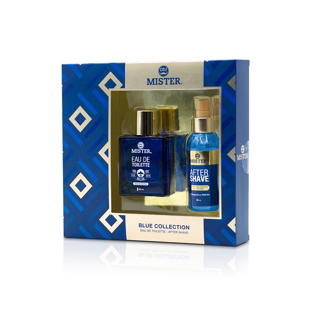 Mister-Blue-Eau-de-Toilette-Spray-50-mL-+-After-Shave-100-mL-imagen-3