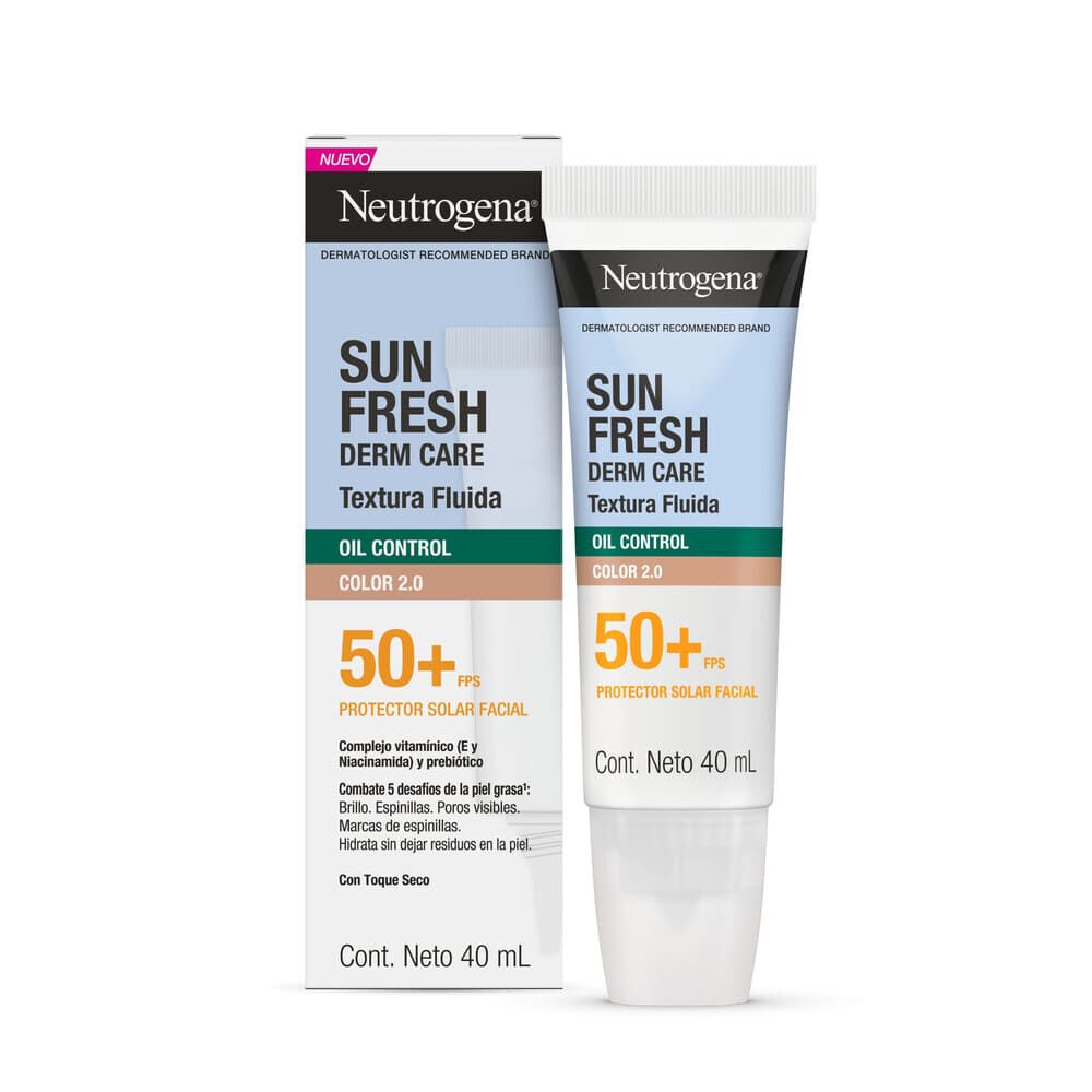 Protector-Solar-Facial-Neutrogena-Sun-Fresh-Oil-Control-Fluido-Color-2.0-FPS-50+-40-mL-imagen-2