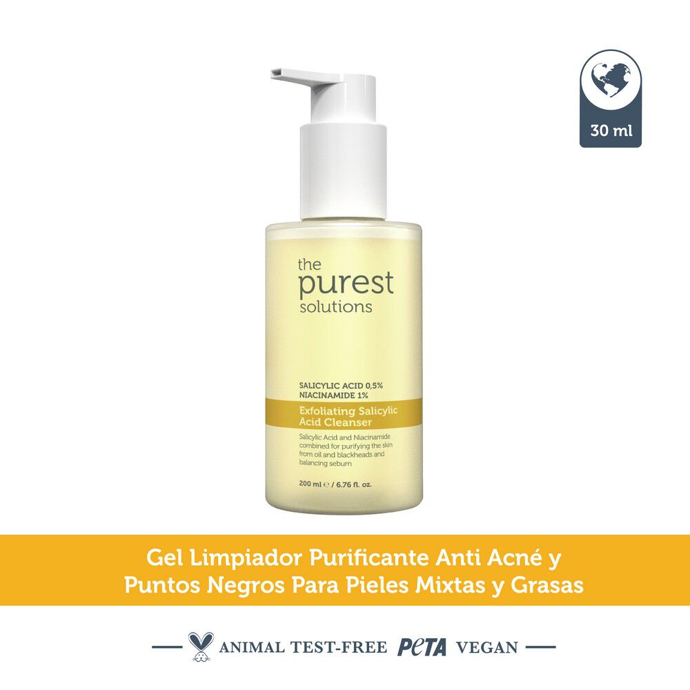 Limpiador-Exfoliante.--Ácido-Salicílico-0,5%-Ácido-Salicílico,-1%-Niacinamida-200ml-imagen-1