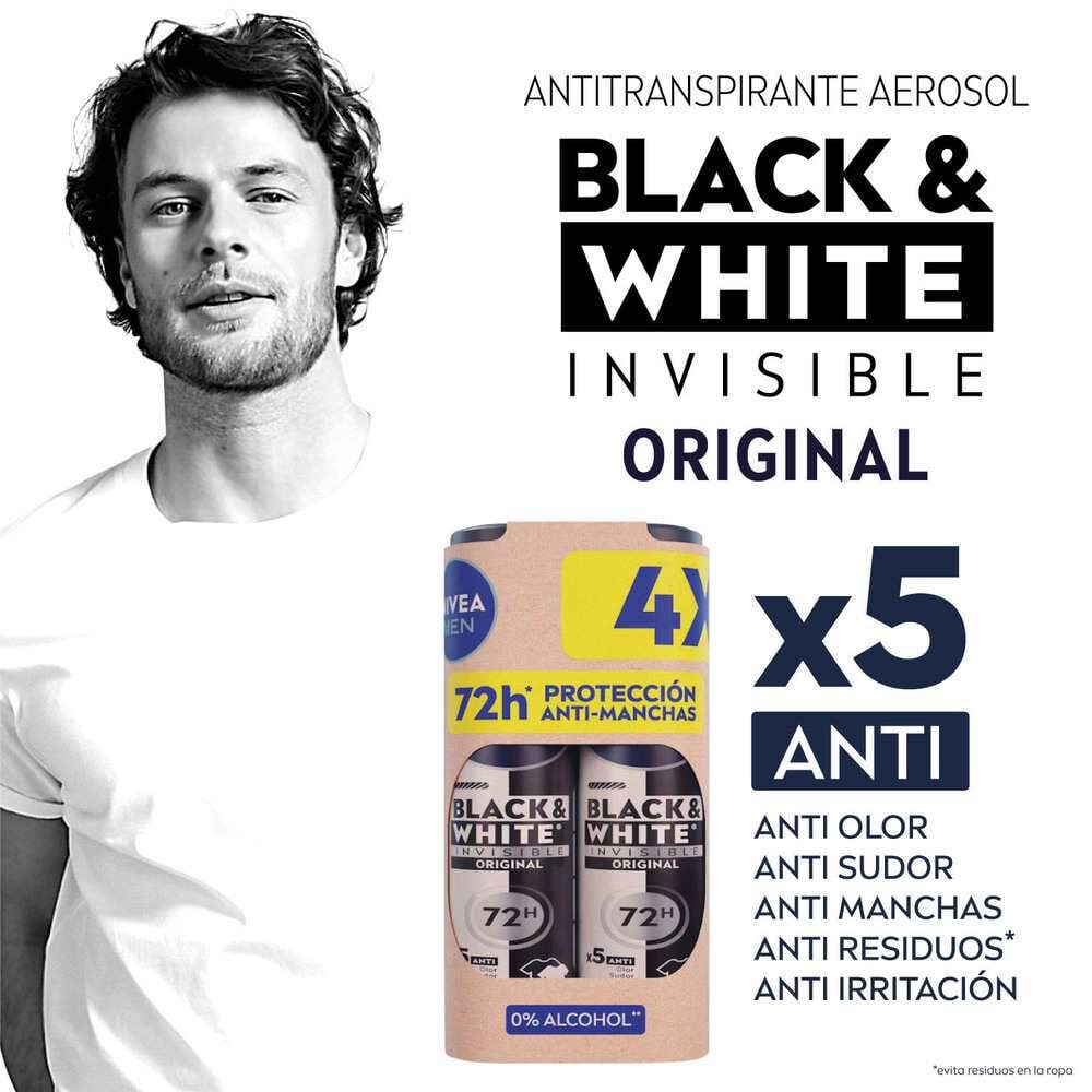 Pack-4-Antitranspirantes-Invisible-Black&White-48Hrs-150-mL-imagen-4