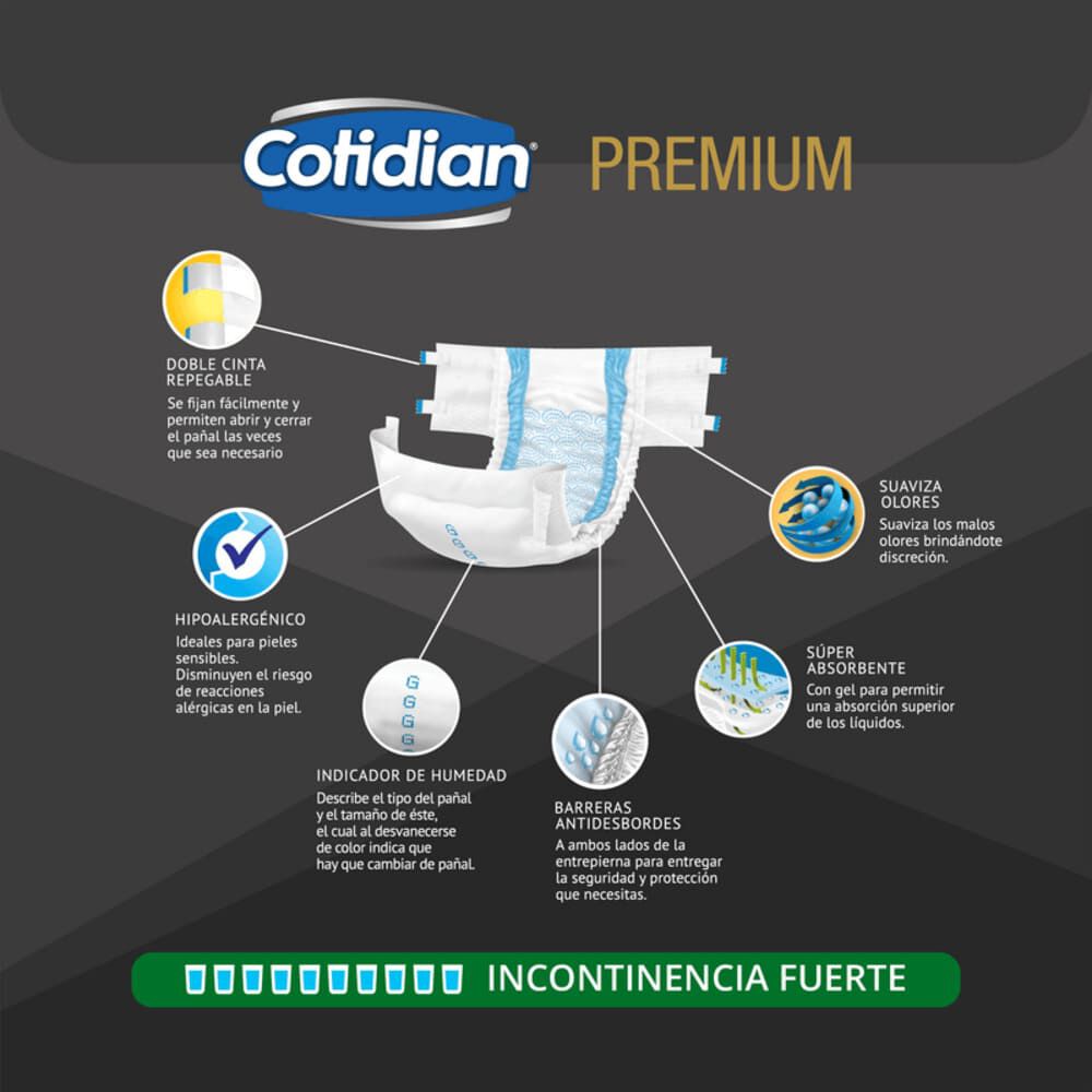 Pa&ntilde;al-Adulto-Premium-Unisex-Incontinencia-Fuerte-Talla-G-22-Unidades-imagen-3