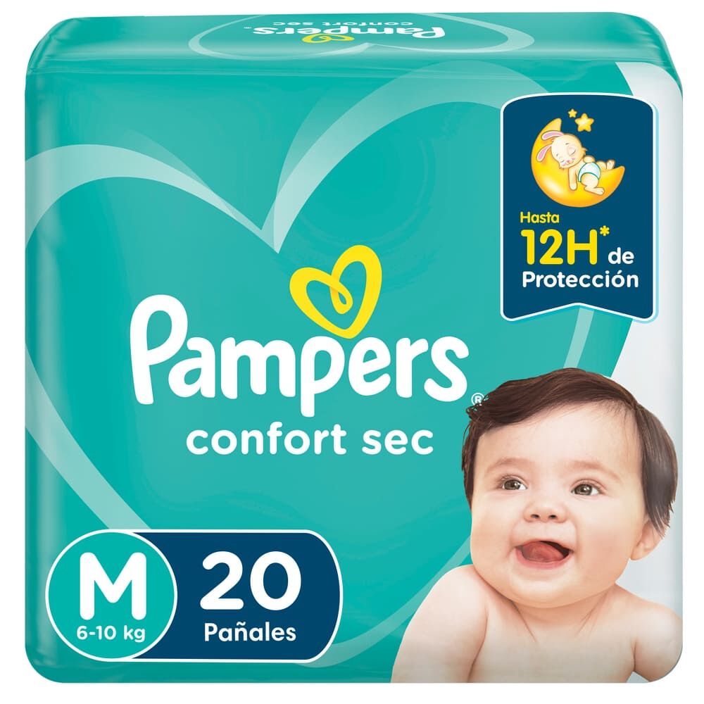Pa&ntilde;al-Confort-Sec-M-(6-9.5-Kg)-Extra-Seco-Pods-X-20-imagen-1
