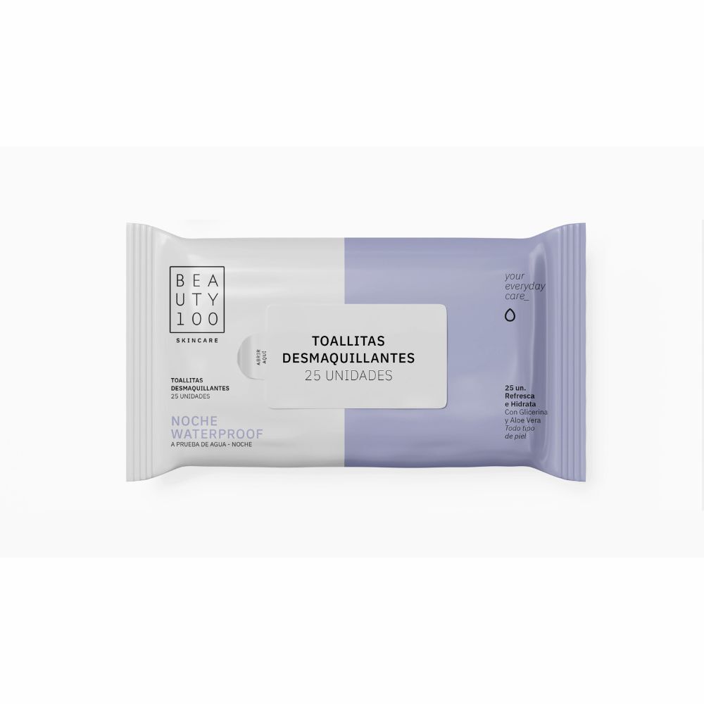 Toallitas-Desmaquillantes-A-Prueba-De-Agua-Noche-Todo-Tipo-Piel-X25-imagen