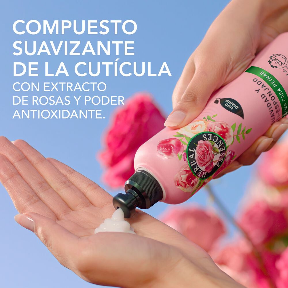 Crema-para-Peinar-Herbal-Essences-Suavidad-Rosa-Mosqueta-300-ml-imagen-4