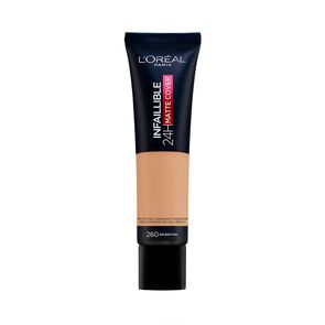Base-Infallible-Matte-Cover-Foundation-Frites-260-Solell-Dore-imagen