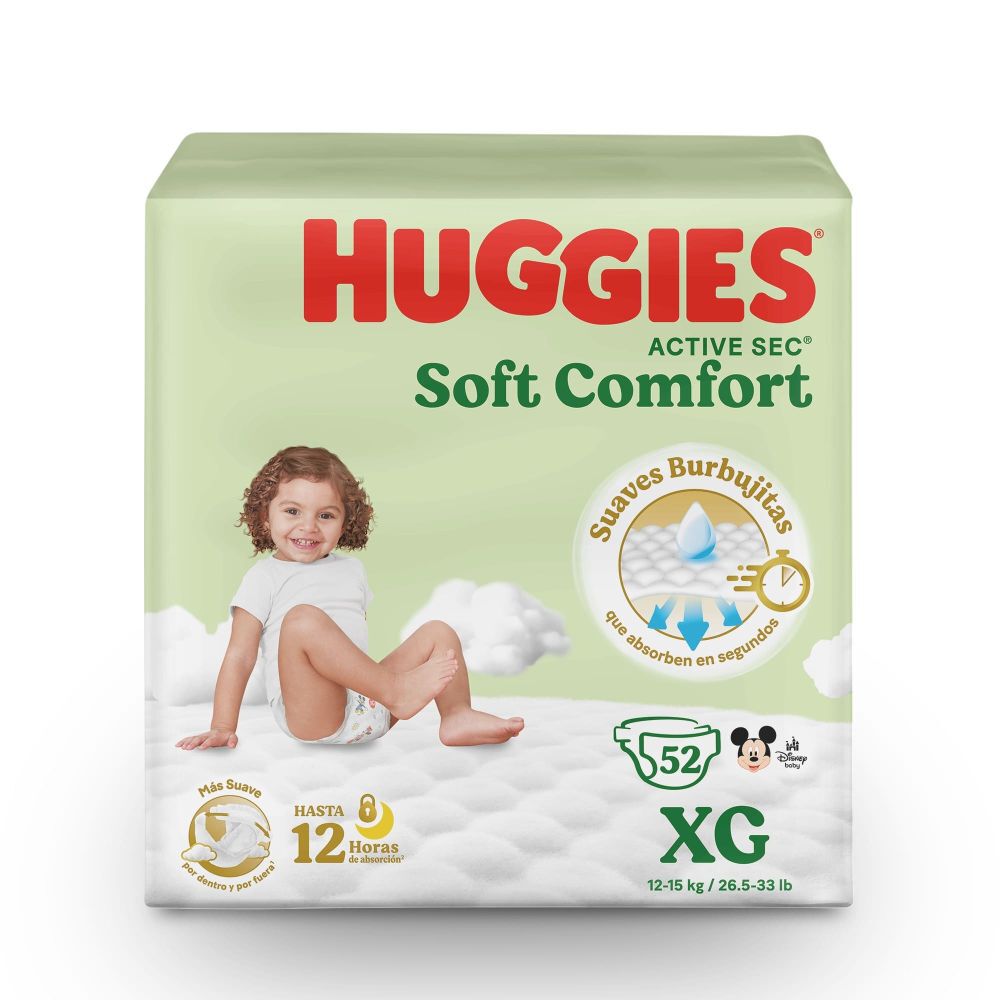 Pa&ntilde;ales-Huggies-Soft-Comfort-4/XG-52-Un-imagen-1