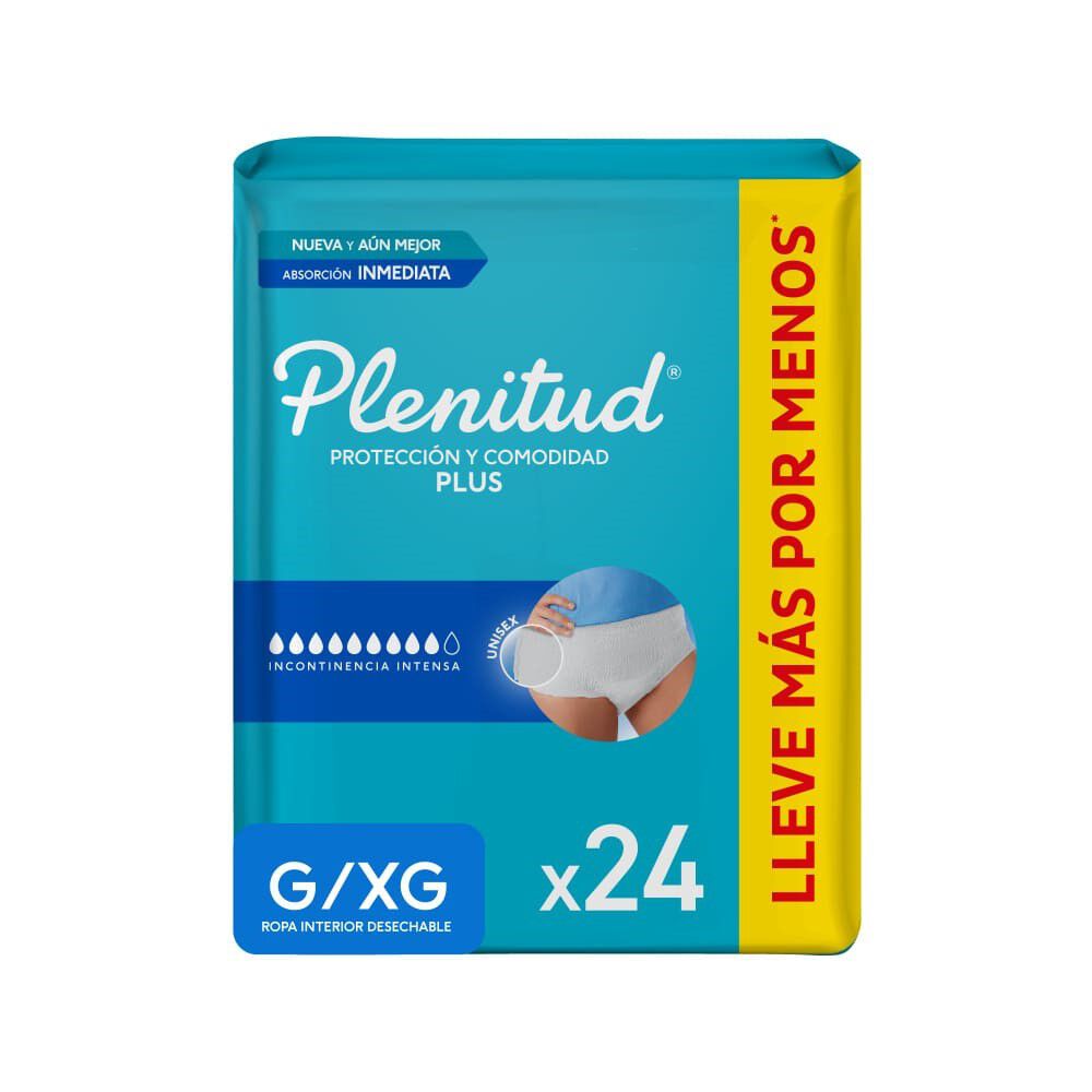 Protect-Plus-Ropa-Interior-Desechable-Incontinencia-Intensa-G/Xg-x24-imagen-1