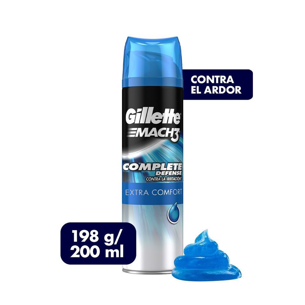 Gel-de-afeitar-Mach3-Complete-Defense-198-g-imagen-1