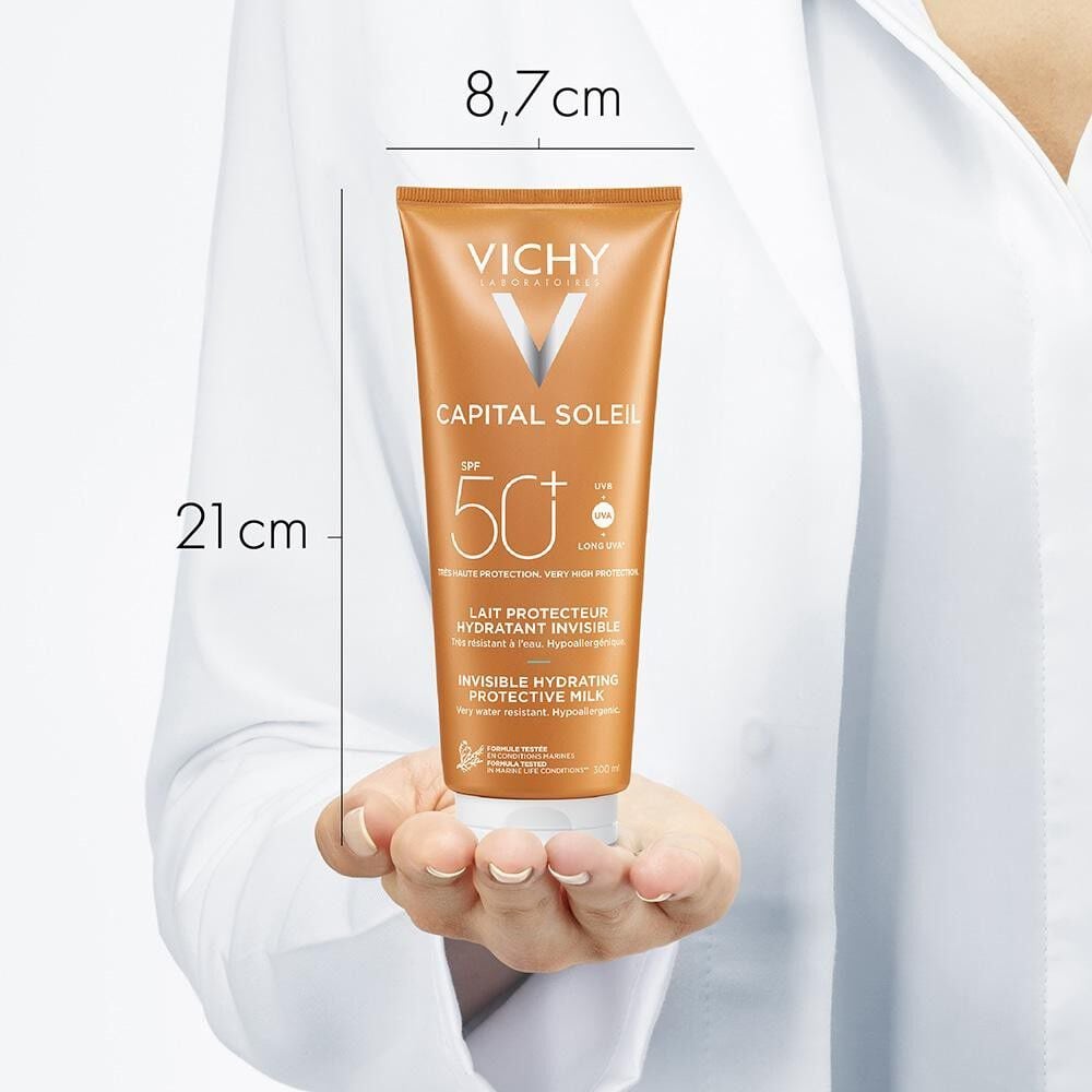 Protector-Solar-Capital-Soleil-Leche-Hidratante-FPS-50+-300-ml-imagen-2
