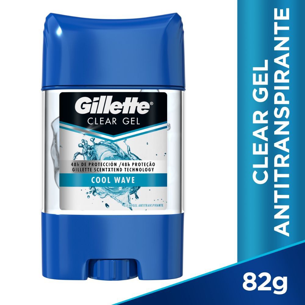 Antritranspirante-Clear-Gel-Cool-Wave-82-g-imagen-1