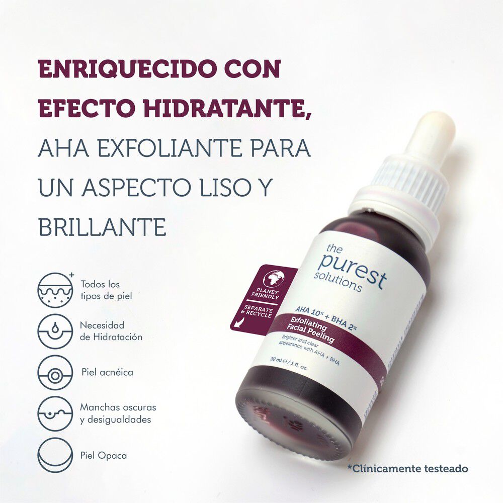 Peeling-Facial-Exfoliante,-Aha-10%-+-Bha-2%-30ml-imagen-3
