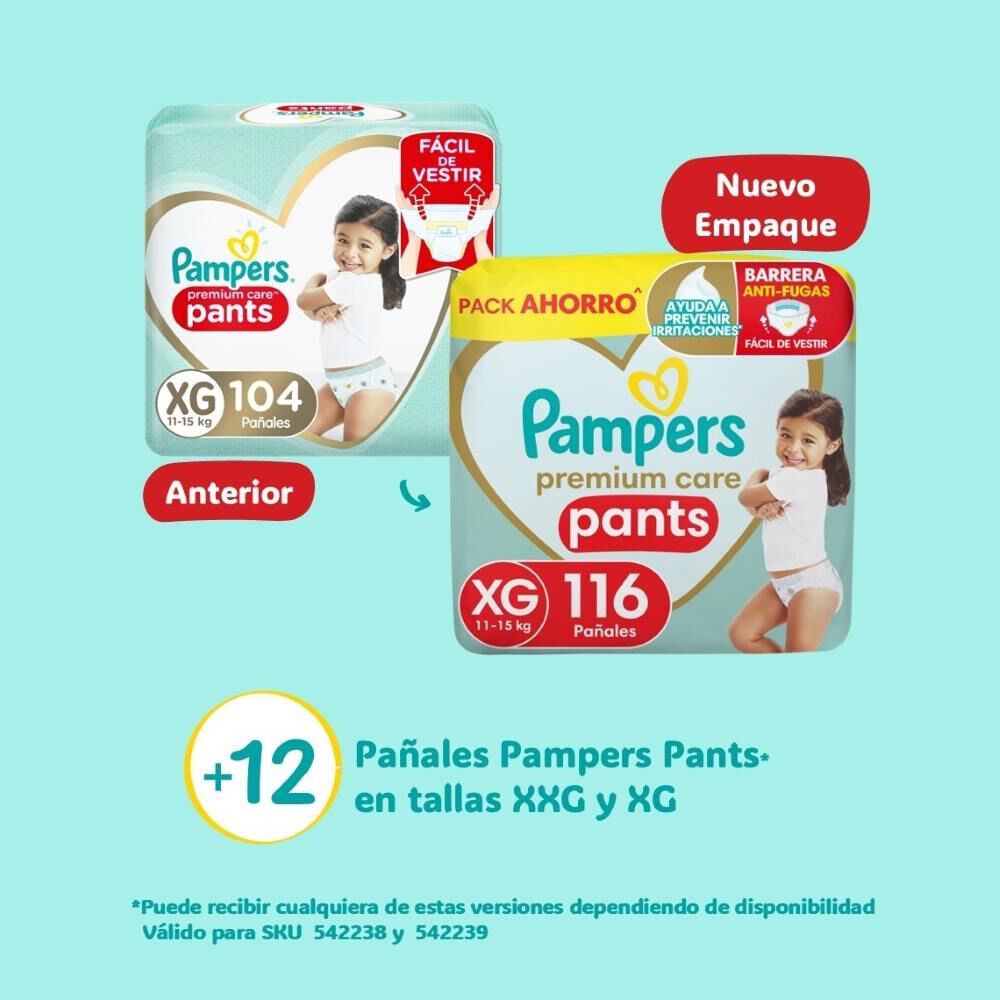 Pa&ntilde;ales-Premium-Care-Pants-Talla-XG,-116-Unidades-imagen-1