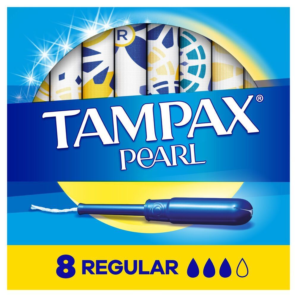 Tampón-Pearl-Regular-con-Aplicador-Flujo-Leve-a-Moderado-8-Unidades-imagen-1