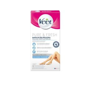 Bandas-Depilatorias-Corporales-Piel-Sensible-Pure-&-Fresh-12un-imagen