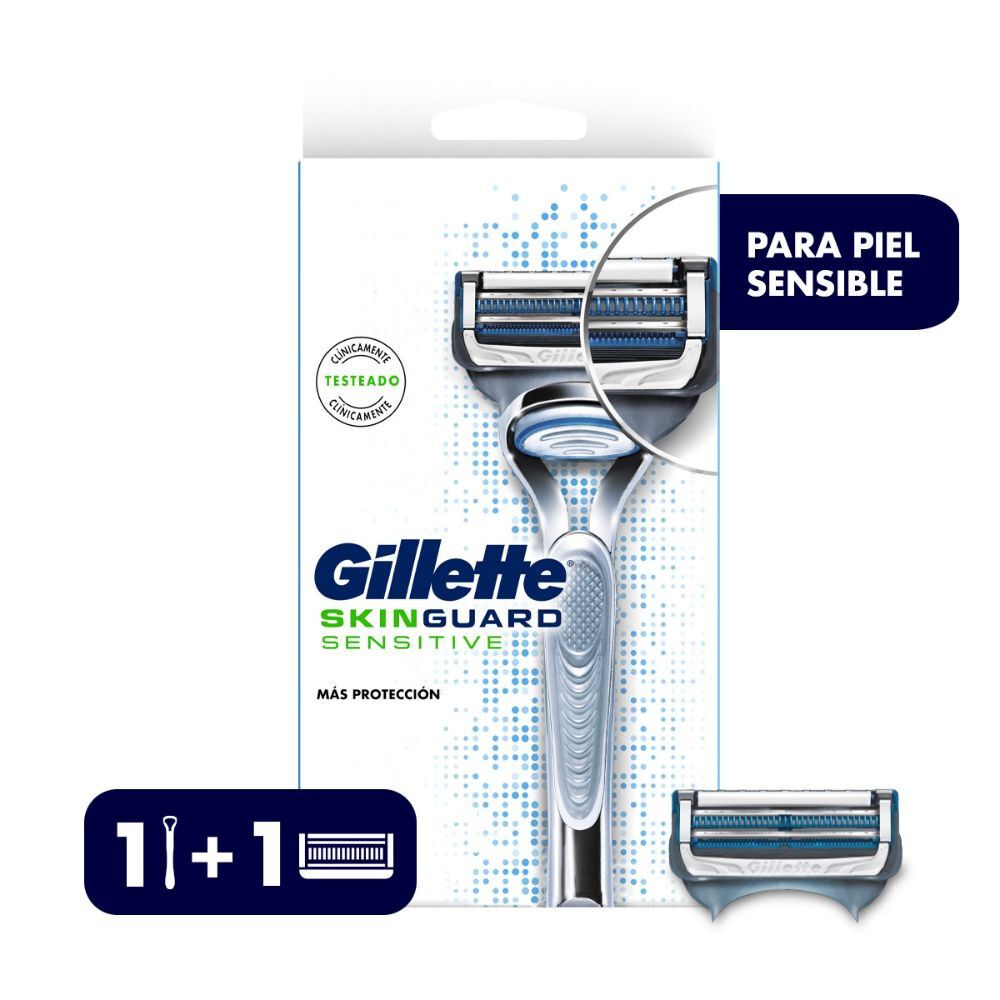 Skinguard-Sensitive-Maquina-de-Afeitar-Recargable-+-Repuesto-imagen-1