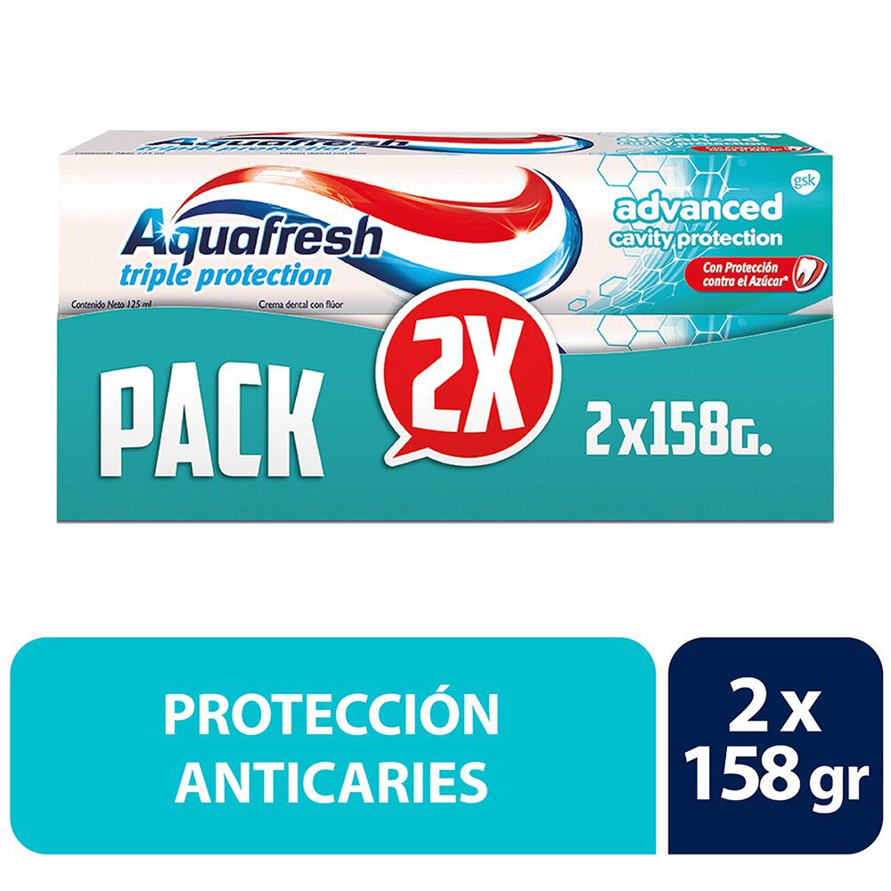 Pack-Crema-Dental-Advanced-Triple-Protecci&oacute;n-Con-Fl&uacute;or-158-grs-x2-imagen-1