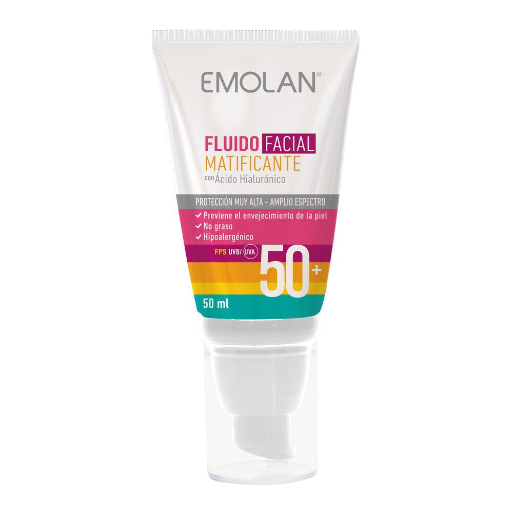 Fluido-Facial-Matificante-Spf50+-con-&Aacute;cido-Hialur&oacute;nico-50-mL-imagen