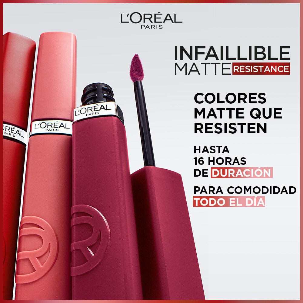 Labial-Líquido-Infallible-Le-Matte-Resistance-420-Le-Rougre-Paris-2.7ml-imagen-4