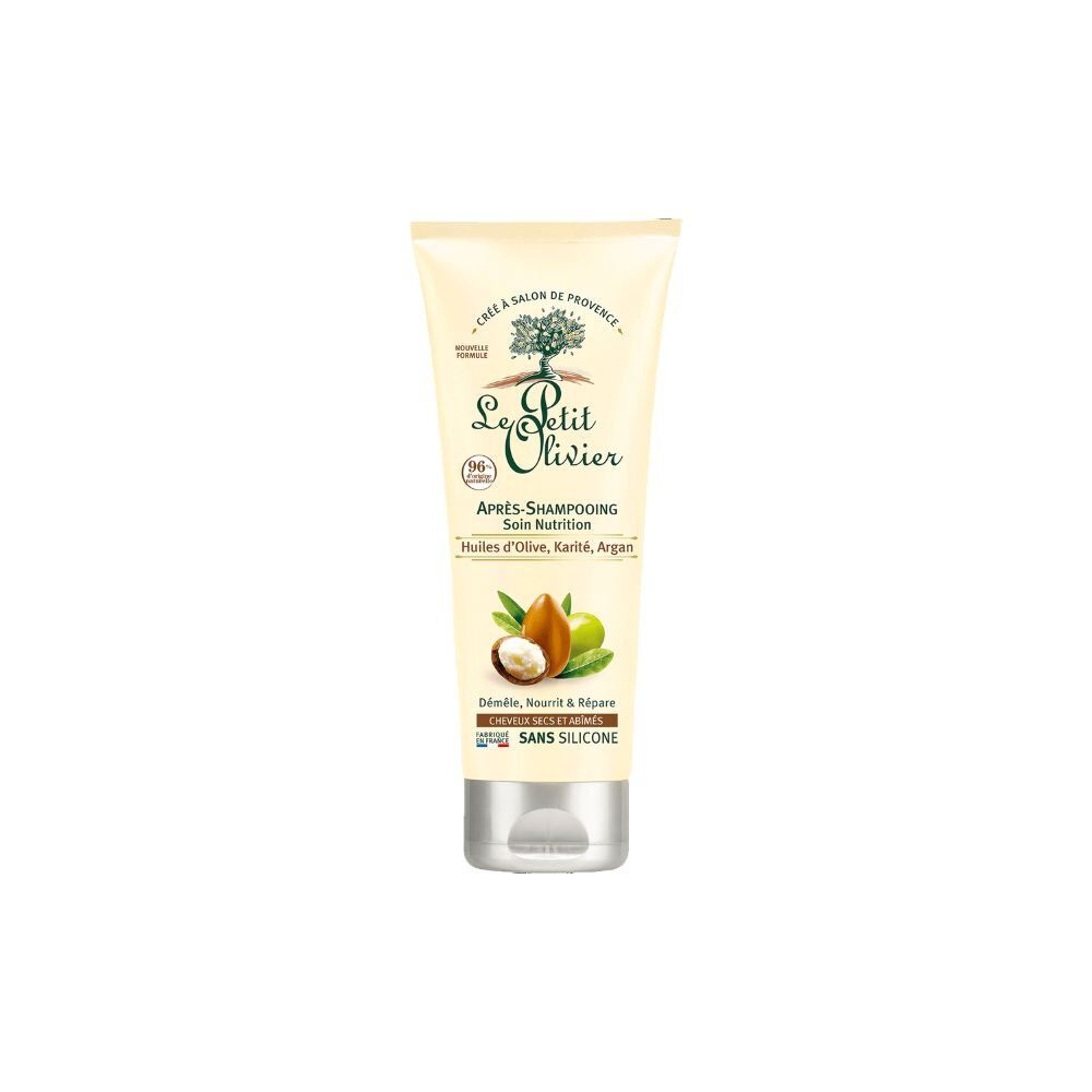 Le-Petit-Olivier-Acondicionador-para-Cabello-Seco-y-dañado-con-aceite-de-Oliva,-Aceite-de-Argán-y-Karité-200-ml--imagen-2