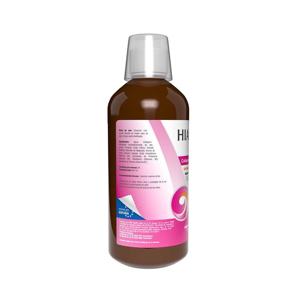 Hialovis-Aqua-Colágeno-hidrolizado-10,000-mg--600-mL-Sabor-Fresa-imagen-2