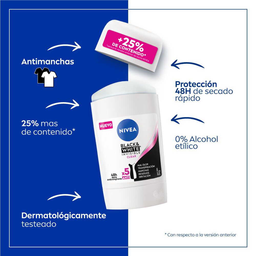 Barra-Black&White-Clear-Femenino-54g-imagen-4