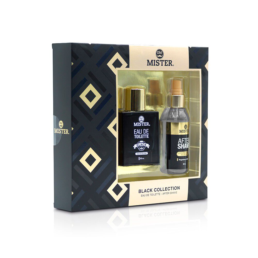 Mister-Black-Eau-de-Toilette-Spray-50-mL-+-After-Shave-100-mL-imagen-1