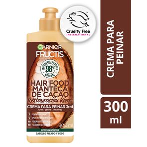 Crema-Para-Peinar-Restauración-Rizos-Fructis-Hair-Food-Cacao-300ml-imagen