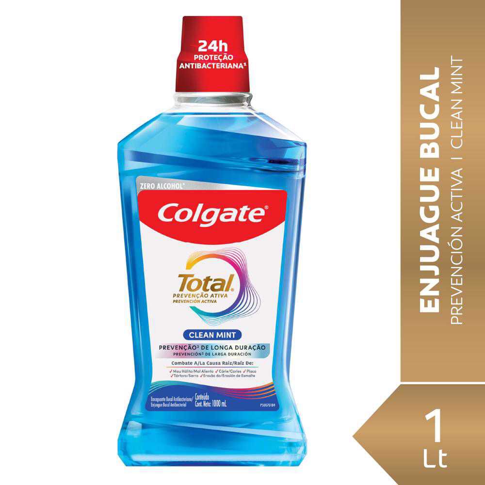 Total-12-Enjuague-Bucal-Antibacterial-Clean-Mint-Zero-Alcohol-1000-mL-imagen-1