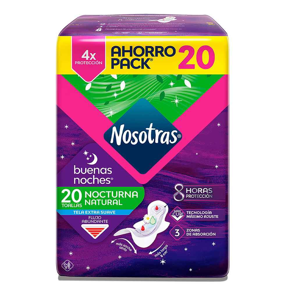 Toalla-Higi&eacute;nica-Buenas-Noches-Normal-Tela-Suave-20-Unidades-imagen-2