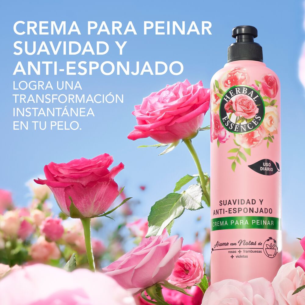 Crema-para-Peinar-Herbal-Essences-Suavidad-Rosa-Mosqueta-300-ml-imagen-2