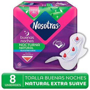 Toalla-Higi&eacute;nica-Buenas-Noches--Normal-Tela-Suave-8-Unidades-imagen