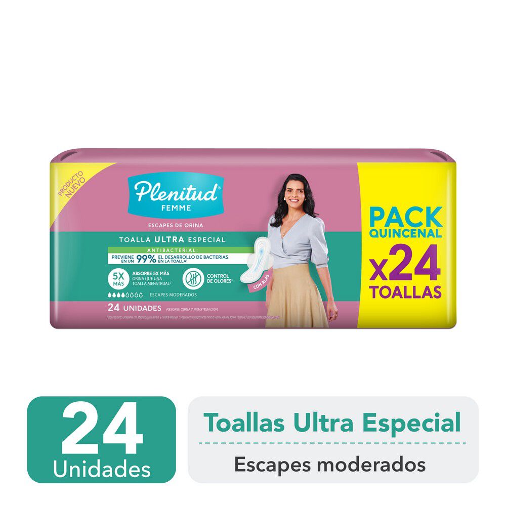 Toalla-Para-Incontinencia-Urinaria-Ultra-con-Alas-24-Unidades-imagen-1