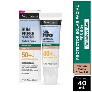 Protector-Solar-Facial-Neutrogena-Sun-Fresh-Oil-Control-Fluido-Color-2.0-FPS-50+-40-mL-imagen