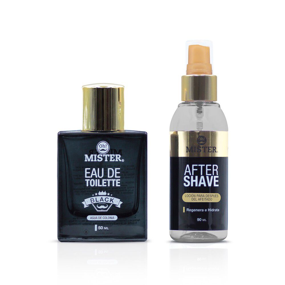 Mister-Black-Eau-de-Toilette-Spray-50-mL-+-After-Shave-100-mL-imagen-2